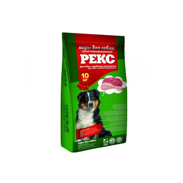 "Рекс" корм для собак СТАНДАРТ, 10кг